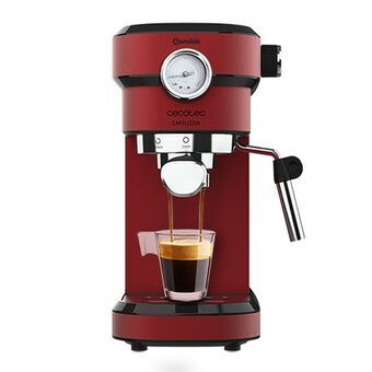 Hurtig manuel kaffemaskine Cecotec Cafelizzia 790 Shiny Pro 1,2 L 20 bar 1350W Rød 1,2 L