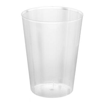 Set of reusable cups Algon Gennemsigtig Cider 500 ml (10 enheder)