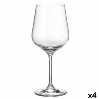 Sæt med glas Bohemia Crystal Sira 580 ml (6 enheder) (4 enheder)