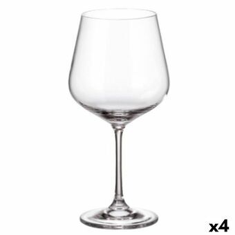 Sæt med glas Bohemia Crystal Sira 600 ml (6 enheder) (4 enheder)
