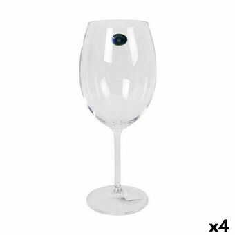 Sæt med glas Bohemia Crystal Clara Vin 580 ml 6 Dele (4 enheder)