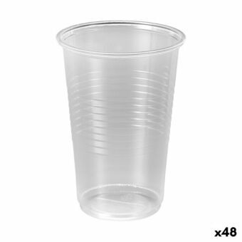 Sæt af genanvendelige kopper Algon Gennemsigtig 25 Dele 250 ml (48 enheder)