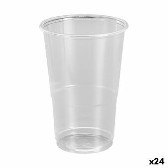 Sæt af genanvendelige kopper Algon Gennemsigtig 50 Dele 300 ml (24 enheder)