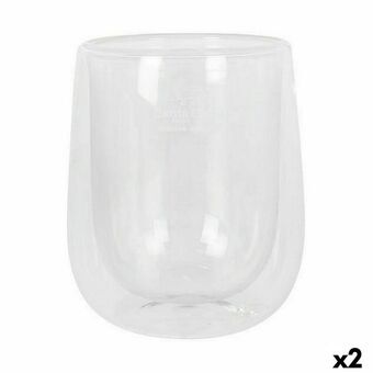 Glassæt Santa Clara Termisk Borosilikatglas 2 Dele (2 enheder)