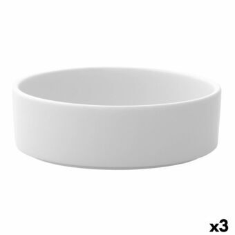 Salatskål Ariane Prime Keramik Hvid Ø 21 cm (3 enheder)