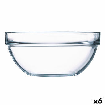 Skål Luminarc Gennemsigtig Glas Ø 17 cm (6 enheder)