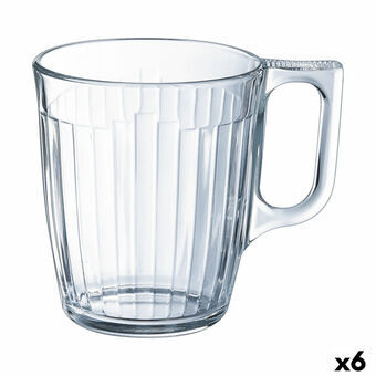 Skodelica Luminarc Nuevo Morgenmad Gennemsigtig Glas (250 ml) (6 enheder)