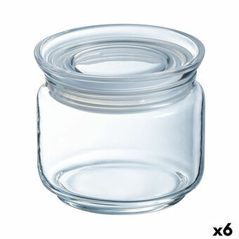 Beholder Luminarc Pav Gennemsigtig Silikone Glas (500 ml) (6 enheder)