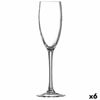Champagneglas Ebro Gennemsigtig Glas (160 ml) (6 enheder)