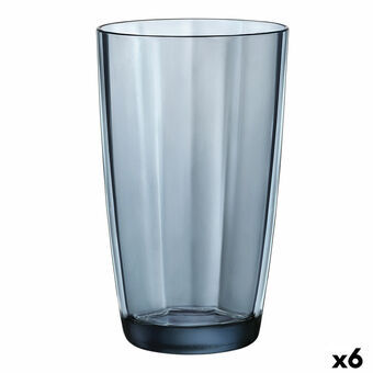 Glas Bormioli Rocco Pulsar Blå Glas (470 ml) (6 enheder)