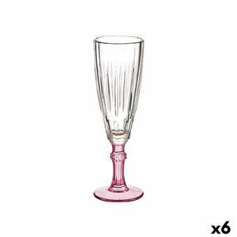 Champagneglas Krystal Pink 6 enheder (170 ml)