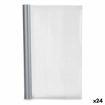 Anti-Skrid Sølvfarvet polypropylen 45 x 100 cm (24 enheder)