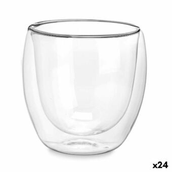 Glas Gennemsigtig Borosilikatglas 246 ml (24 enheder)