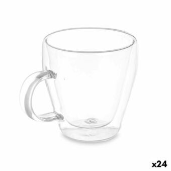 Krus Gennemsigtig Borosilikatglas 270 ml (24 enheder)