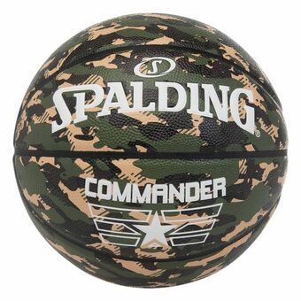 Basketball Spalding Commander Camo 7 Grøn