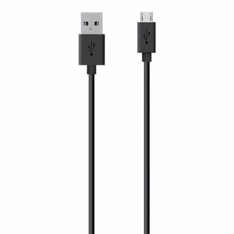 USB-kabel til micro USB Belkin F2CU012BT2M-BLK Sort 2 m