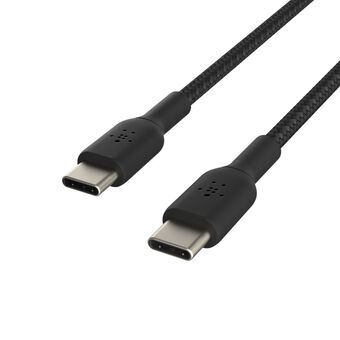 USB-C-kabel Belkin CAB004BT1MBK Sort 1 m