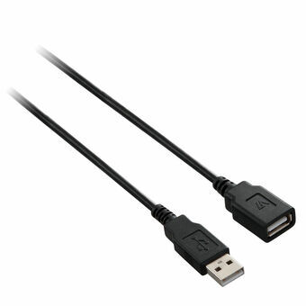 USB-kabel V7 V7E2USB2EXT-1.8M     USB A Sort