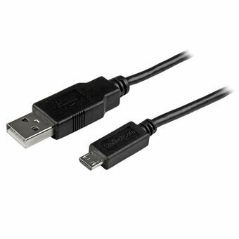 Kabel Micro USB Startech USBAUB3MBK           3 m Sort