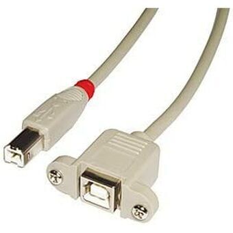 USB-kabel LINDY 31801 Sort Grå 1 m