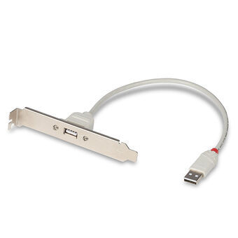 USB A til USB B-kabel LINDY 33123 Hvid
