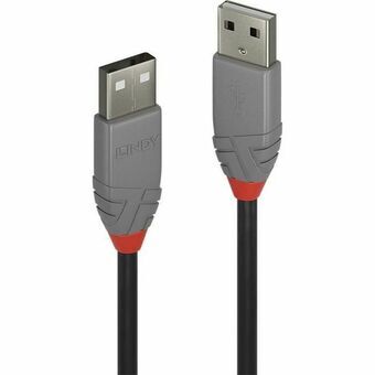 USB-kabel LINDY 36692 1 m Sort