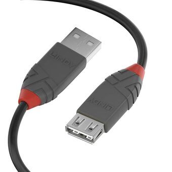 USB-kabel LINDY 36701 Sort 50 cm (1 enheder)