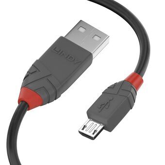 USB-kabel LINDY 36732 1 m Sort