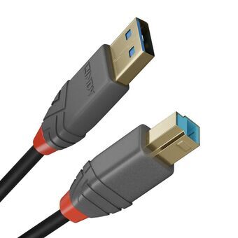 USB-kabel LINDY 36743 Sort 3 m