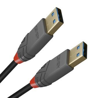 USB-kabel LINDY 36751 Sort 1 m