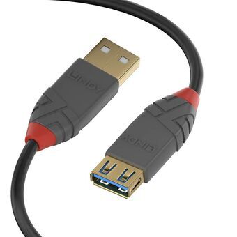 USB-kabel LINDY 36760 50 cm Sort