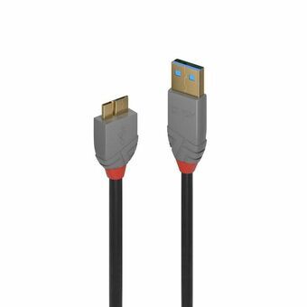 USB-kabel LINDY 36768 Sort 3 m