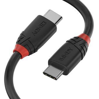 Kabel USB C LINDY 36905 50 cm Sort