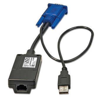 USB til VGA-adapter LINDY 39634 Sort/Blå