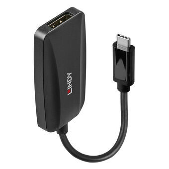 USB C til DisplayPort-adapter LINDY 43337 Sort