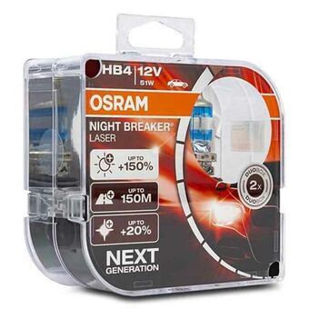 Pære til køretøj OS9006NL-HCB Osram OS9006NL-HCB HB4 51W 12V (2 Dele)