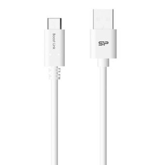 USB-C-kabel til USB Silicon Power SP1M0ASYLK10AC1W Hvid 1 m