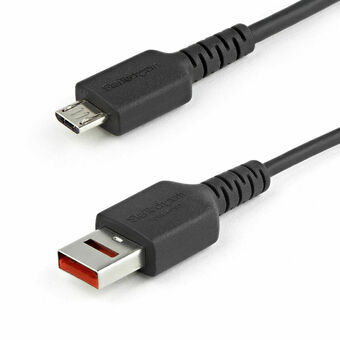 USB-kabel Startech USBSCHAU1M 1 m Sort