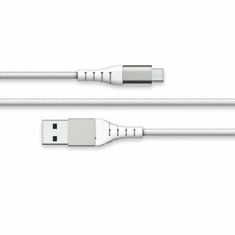USB-kabel til micro USB Big Ben Interactive FPLIAMIC2MW (2 m) Hvid
