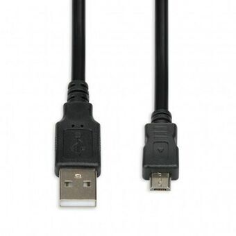 USB-kabel til micro USB Ibox IKU2M18 Sort 1,8 m