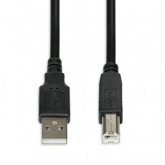 USB A til USB B-kabel Ibox IKU2D Sort 1,8 m