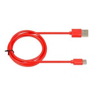 USB A til USB C-kabel Ibox IKUMTCR Rød 1 m