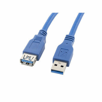 USB forlængerkabel Lanberg CA-US3E-10CC-0018-B Blå 1,8 m