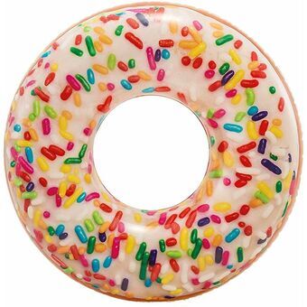 Oppusteligt hjul Intex Donut Hvid 99 x 25 cm