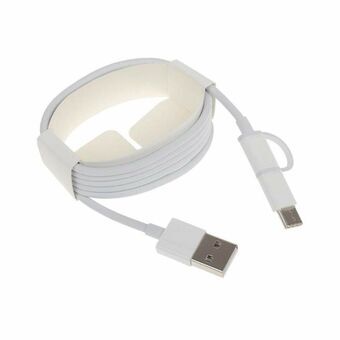 Kabel Micro USB Xiaomi Mi 2-in-1 USB Cable (Micro USB to Type C) 100cm Hvid 1 m