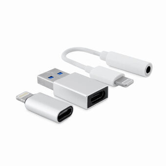 USB-kabel CoolBox COO-CKIT-APPL Hvid (1 enheder)