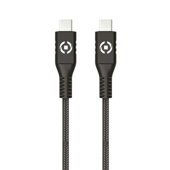 USB-C-kabel Celly PL2MUSBCUSBC 2 m Sort