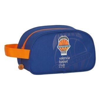 Skoletoilettaske Valencia Basket Blå Orange
