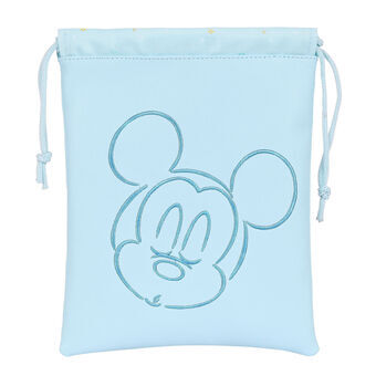 Madkasse med tilbehør Mickey Mouse Clubhouse 20 x 25 cm sæk (sack) Lyseblå