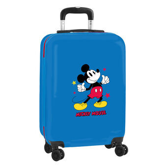 Håndbagage Mickey Mouse Only One Marineblå 20\'\' 34,5 x 55 x 20 cm